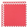 thumbnail image 6 of FlooringInc 5/8" Thick Diamond Soft Anti Fatigue Interlocking Foam Tiles, 2ftx2ft, 9 Tile, Red, 6 of 8