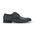 thumbnail image 2 of Ferro Aldo Caleb Men's Plain-Toe Derby Casual Dress Shoes with Geometric Pattern, in Slate Grey, Men's Size 6.5, 2 of 8