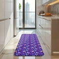 thumbnail image 4 of Purple Cartoon Unicorn Rainbow Crown Kitchen Rug Mat,Kitchen Runner Rugs Non Skid Washable,Decorative Kitchen Floor Mats for Kitchen,Sink,Laundry,17"x47.2", 4 of 7