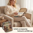 thumbnail image 3 of ZUXONGSY Lion Cross Print Quilted Bible Case for Women Bible Bag Stylish Handbag with Multiple Pockets Carrying Book Case for Religious, 3 of 7