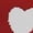 Red, variant on Women'S Fall Winter Mock Neck Long Sleeve Cute Heart Pattern Loose Knit Pullover Sweaters Gray S