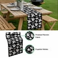 thumbnail image 5 of Halloween Ghosts Table Runner - 108 Inch Long, Kitchen Dining Table Runner Dresser Scarves, Fall Horror Spooky Textured Black Farmhouse Decor for Coffee Tables Wedding Party Banquet, 5 of 8