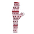 thumbnail image 5 of Luowei Warm Thick Soft Pants, Red Christmas Women Printed Leggings, Women's Autumn Winter Velvet Warm Christmas Retro Printed Home Leggings, S, 5 of 6