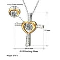 thumbnail image 5 of Funny Wife Gifts, The Only Thing More Badass Than a Landscape Architect is a, Nice Christmas Cross Dancing Necklace Gifts for Wife, 5 of 5