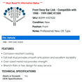 thumbnail image 2 of Front Sway Bar Link - Compatible with 1988 - 1999 GMC K1500 1989 1990 1991 1992 1993 1994 1995 1996 1997 1998, 2 of 2