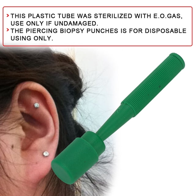Dermal Punch, Herramienta De Piercing Acero Inoxidable Punch Para Biopsia Desechable Punching Skin Piercing De Punzonado De For Tool Para Biopsia De Piel(10Mm) Dermal Punch Biopsy Spptty suministros de tatuaje