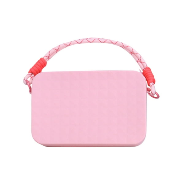 Wweixi Beach And Phone Bag Or Safe Silicone Bag Trips Bag Accessories Silicone Case Case Stylish Phone Bag Phone Storage pink