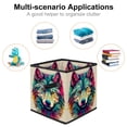 thumbnail image 2 of Wolf Foldable Toy Box Storage Cubes Storage Basket with Handle, 10.8"x10.5"x10.6", Large Capacity, 2 of 6