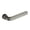 Satin, variant on Baldwin 5190 Pair of Estate Levers Without Rosettes Rosette Options Provided - Add to Cart F, Satin Black