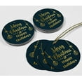 thumbnail image 4 of Inkdotpot Gold Foil Paper Hang Tags Merry Christmas & Happy Holiday Favor Tags 50 Pieces, 4 of 6