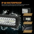 thumbnail image 6 of From ChinaApplicable to 2/1Pcs 7'' LED Work Light Bar 400W/120W Spot Flood Beams Combo for Car Tractor Boat OffRoad Truck SUV ATV Car Repairing Lights, 6 of 7