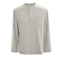 thumbnail image 4 of VJATTWR Men's Long Sleeve V-Neck Thermal Undershirt, Warm Yet Breathable, Ideal for Layering M, 4 of 5
