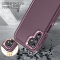 thumbnail image 3 of Decase for Samsung Galaxy A14 5G Case,Heavy Duty Protection Case Hybrid 3 in 1 Shockproof Anti-Scratched Hard Cover+Soft Rubber Rugged Durable Bumper for Samsung Galaxy A14 5G, Purple, 3 of 8