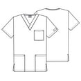 thumbnail image 3 of Cherokee Workwear Originals Men & Women's Scrubs Top V-Neck 4876, 3 of 3
