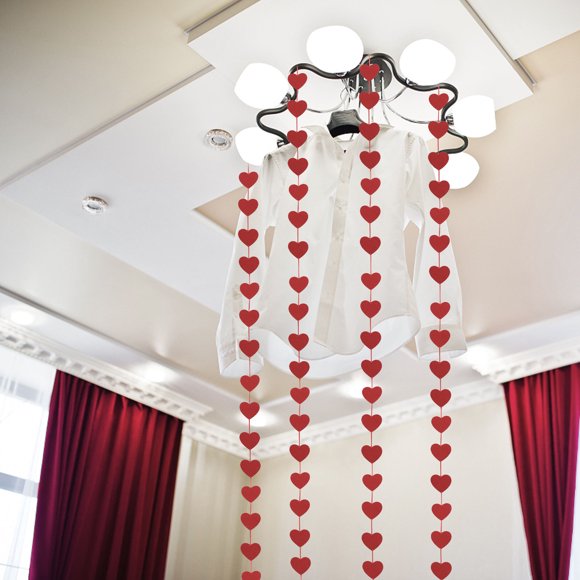 KALLORY 4Ud Adorno Colgante En Fieltro Para Decorar Puertas En Bodas Y Eventos
