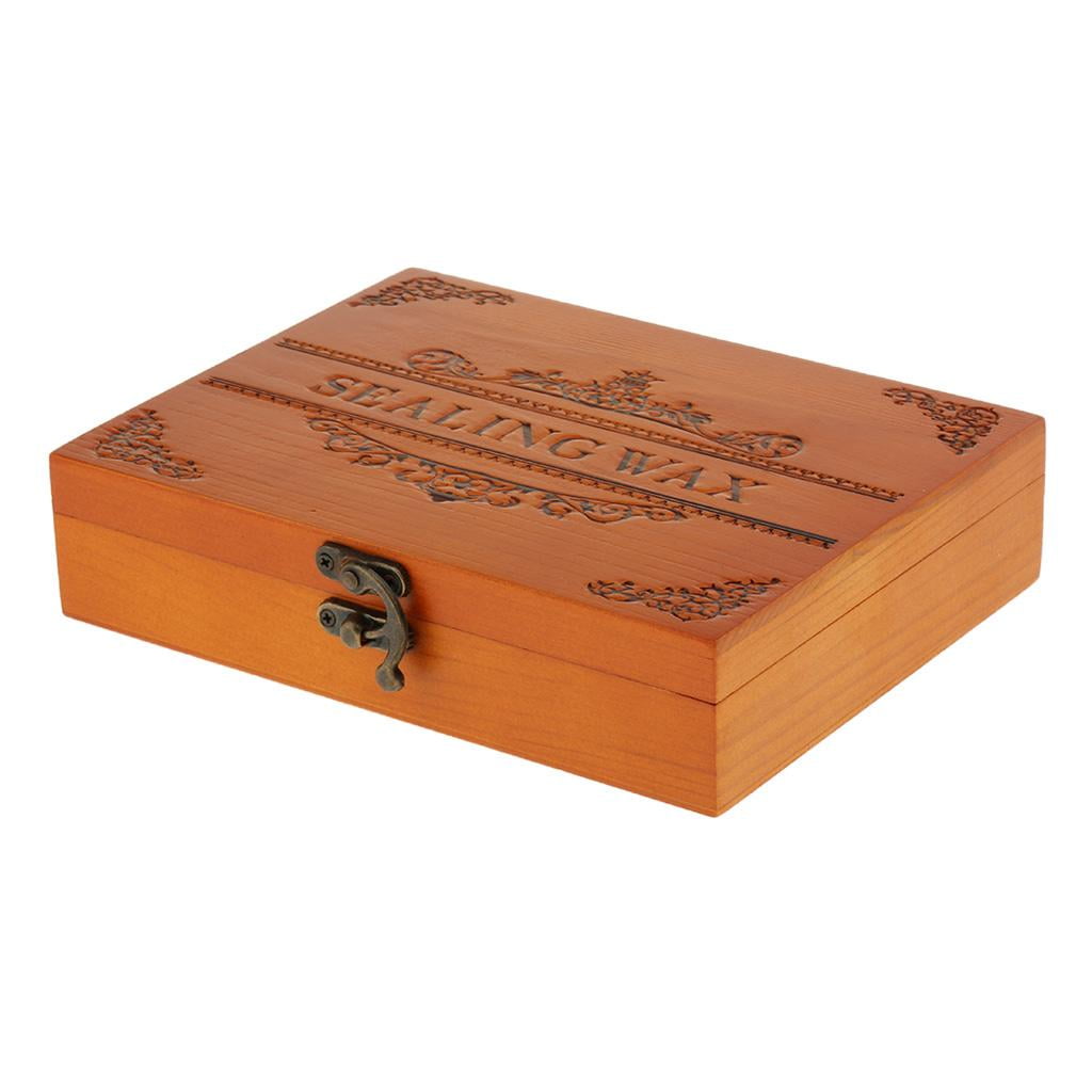 Storage Gift Box for Sealing Wax Stick Seal Spoon Stamp Starter Gift Kit Set 
