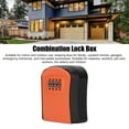 thumbnail image 3 of Key Lock Box, Wall Mount Waterproof 4 Digit Combination Lockbox Key Storage Lock Box With 5 Keys Key Safe Security Key Drop Box For Indoor, Outdoor, Garage, Garden, Store, 3 of 8