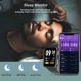 thumbnail image 4 of Activity tracker watch, smart watch waterproof fitness tracker, with heart rate monitor, 1.3-inch full touch screen sleep monitor, 18 exercise modes, suitable for iPhone/Android phones, 4 of 5