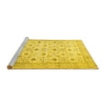 thumbnail image 2 of Ahgly Company Machine Washable Indoor Rectangle Persian Yellow Traditional Area Rugs, 2' x 4', 2 of 4
