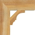 thumbnail image 3 of Ekena Millwork 4"W x 14"D x 14"H Balboa Block Rough Sawn Bracket, Western Red Cedar, 3 of 4