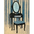thumbnail image 2 of Grey, Jace 25x32 White Modern Wood Framed Museum Art Print Titled - Be Yourself Blue, 2 of 4