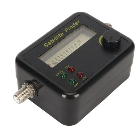 YAHHU Digital SAT Finder Portable C Ku Band DB Level Control Signal Meter with LNB to REC Connector, 950-2150MHz Range