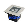 thumbnail image 4 of Lámpara LED enterrada para exteriores, cuadrada, resistente al agua IP68, 1 W, 3 W, 4 W, 5 W, 6 W y 9 W, para decoración de jardín, CA 85-265 V, CC 12 V, 4 of 5