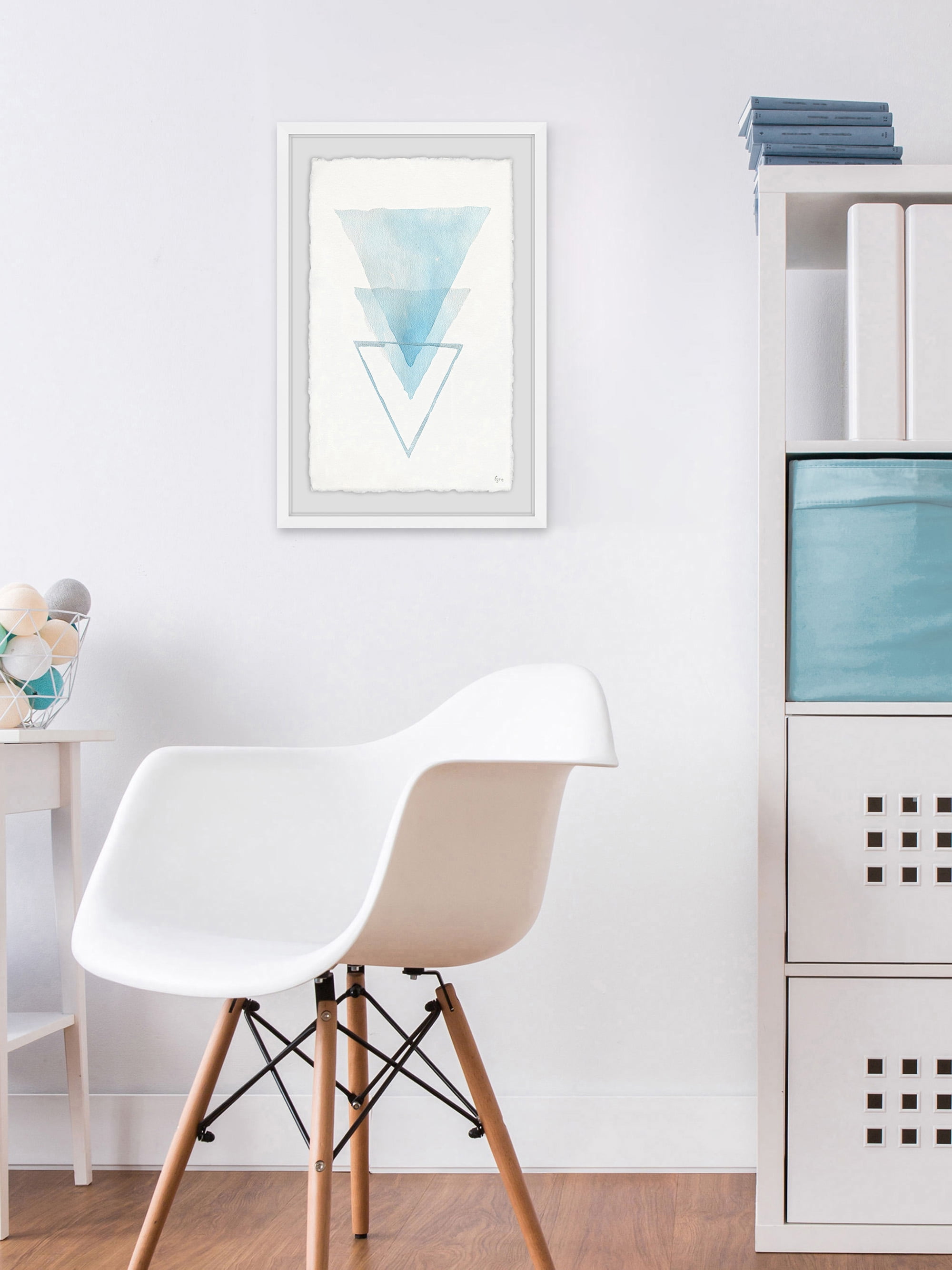 Inverted Iceberg Framed Painting Print