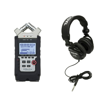 Zoom H4n Pro 4 Track Audio Portable Digital Recorder + TASCAM Studio
