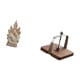 thumbnail image 5 of Escultura de resina de con base de madera, organizador de pañuelos, elegante decoración cristiana católica para oficina, cocina, co, 5 of 8