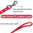 thumbnail image 2 of DEFNES Dog Collar with Leash,Durable Rivet PU Leather Dog Collars for Pit Bull Etc, 2 of 7