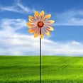 thumbnail image 2 of Alpine Corporation 85"H Sunflower Kinetic Wind Spinner Garden Stake, 2 of 3