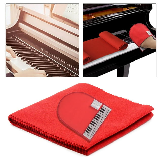 BELOVING Piano Keyboard Dust Cover Practical Key Cover Cloth for Digital Pianos Gifts Cover Gloves