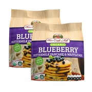 War Eagle Mill Blueberry Buttermilk Pancake & Waffle Mix, Organic, Non-GMO, 22 oz. Bag (Pack of 2)