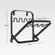 thumbnail image 5 of Estante De Basura Soporte plegable para bolsa de basura, accesorios para colgar para acampar, picnic (negro), 5 of 8