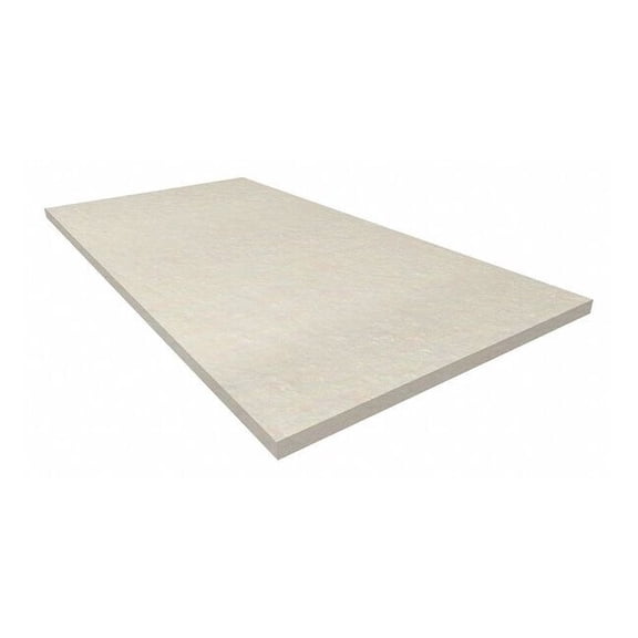 Acoustic Panel, 0.8 NRC, SonoFiber, 24 in W, 4 ft L, 1 in Thick, Beige, 14 PK