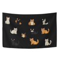 thumbnail image 6 of Yayeee Tapestry Wall Hanging for Bedroom 60" x 40" Living Room Home Wall Art Decor, Pixel Cat, 6 of 7