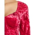 thumbnail image 4 of Madden NYC Junior's Velvet Corset Bodycon Dress, 4 of 5