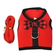 thumbnail image 1 of Rabbit Harness Leash Set Adjustable Breathable Mesh Bunny Vest Rabbit Leash, 1 of 10