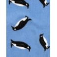 thumbnail image 4 of Bata infantil de felpa con capucha y pingüino para niños y niñas, 4 of 7