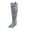 Grey, variant on Boots for Women,Stylish Ladies Knee High Boots with Heel for Women Comfortable Durable Footwear Ideal Daily Wear,Knee High Boots Women,Grey,5.5