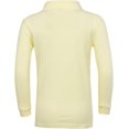 thumbnail image 2 of Premium Boys School Uniform Long Sleeve Stain Guard Polo Shirt, 2 of 2