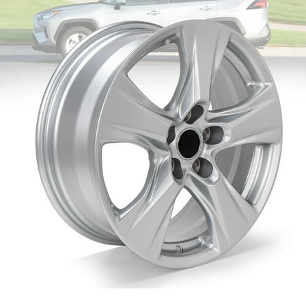 75240 17"x7" Replacement Alloy Wheel Rim Silver for 2019-2025 Toyota RAV4