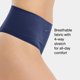thumbnail image 3 of Tanga moldeadora SPANX SpanxShape sin costuras Dark Sapphire XL, 3 of 6