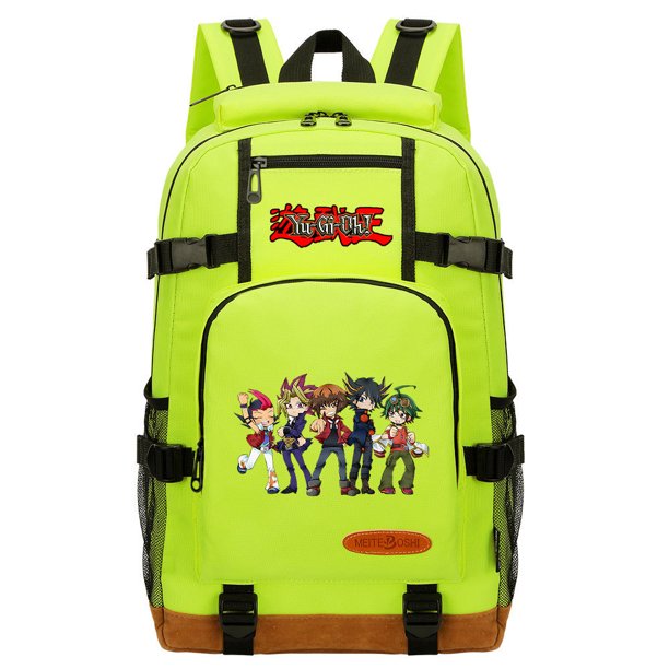 zdaisy 15" Laptop Backpack with YuGiOh! Pattern, Perfect for Kids