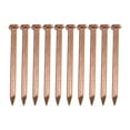 thumbnail image 4 of simhoa 10 Pieces Hardware Copper Nails for DIY Hobbies Home Improvement Landscaping 50mm, 4 of 8