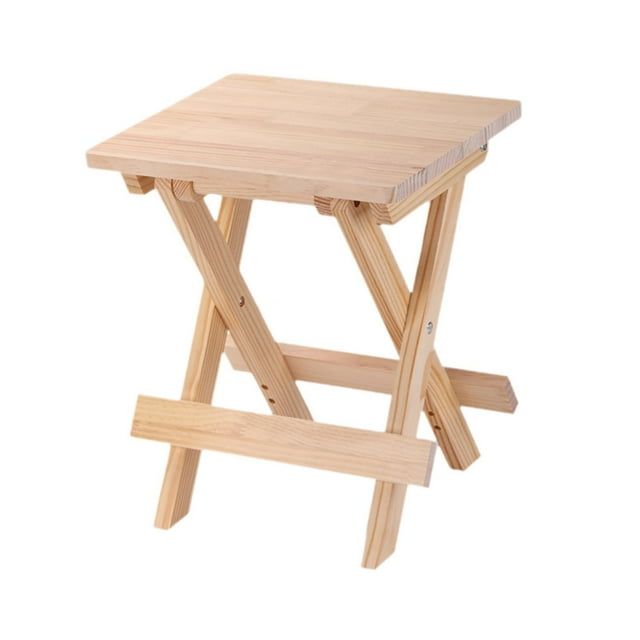 Taburete de pintura de madera, taburete de mostrador, taburete resistente con parte plana, taburete de dibujo, taburete plegable de madera pa