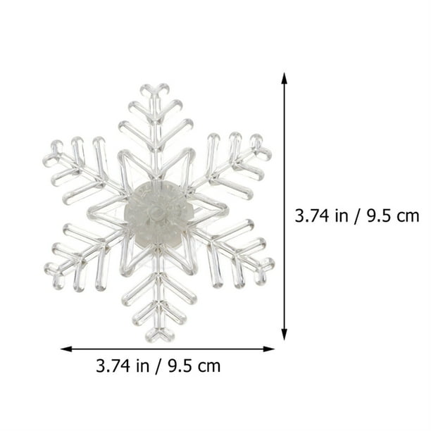 Luces De Ventana De Copo De Nieve Luces De Copo De Nieve Led De Colores Luces De Copo De Nieve Para Navidad 5PCS Luces De Ventana De Copo De Nieve Con Ventosa Luces De Copo De Anggrek Otros