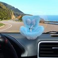 thumbnail image 4 of Doll Car Seat for 17cm Dolls, Doll Car Seat with Air Vent Clip and Desktop Stand, Cute and Functional Car Ornament for Doll Fans, Collectors [Bowknot] Blue, 4 of 8