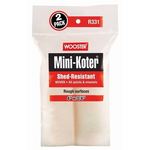 Wooster Woven Paint Roller Cover,Rough,4" L R331-4